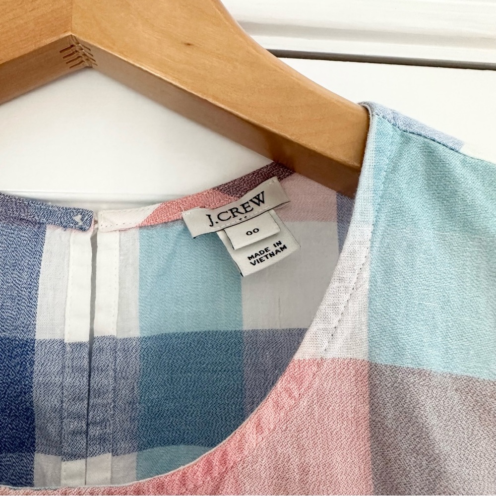 Pastel Gingham Front Tie Top - Picture 3 of 4